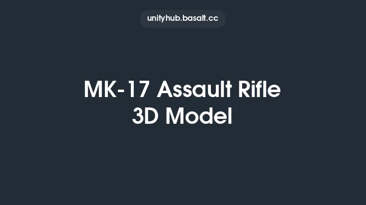 MK-17 Assault Rifle 3D Model Thumbnail
