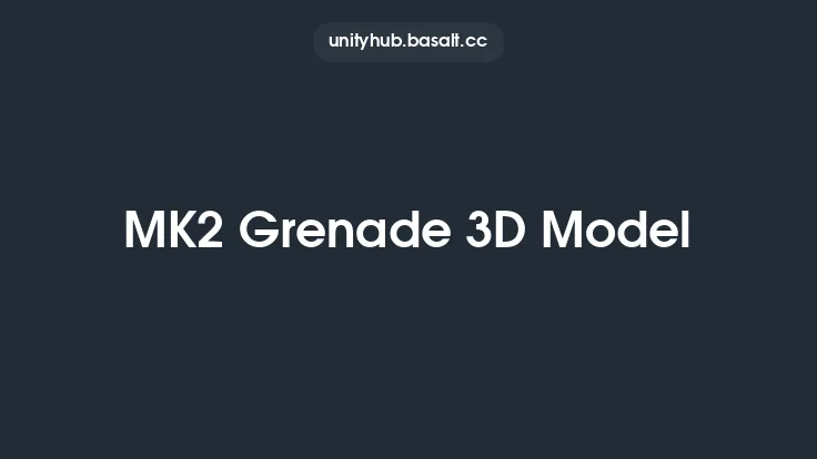 MK2 Grenade 3D Model Thumbnail