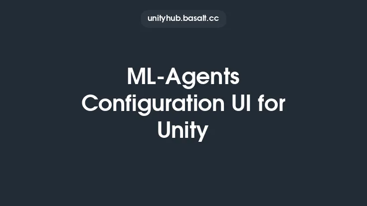 ML-Agents Configuration UI for Unity Thumbnail