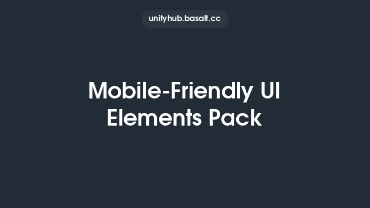 Mobile-Friendly UI Elements Pack Thumbnail