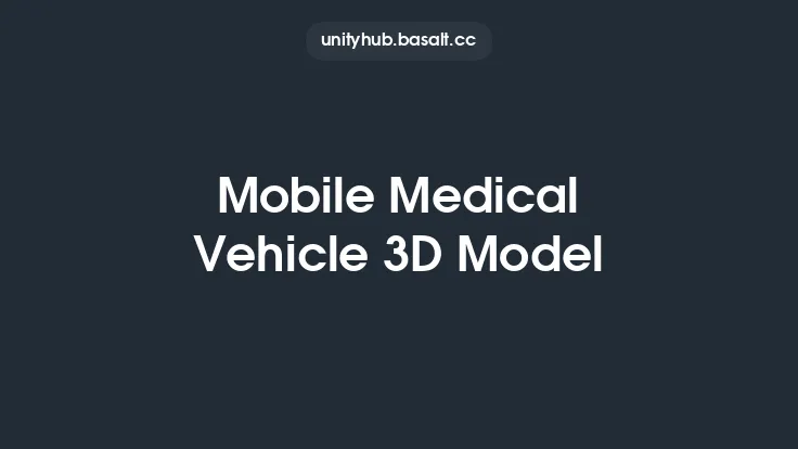 Mobile Medical Vehicle 3D Model Thumbnail