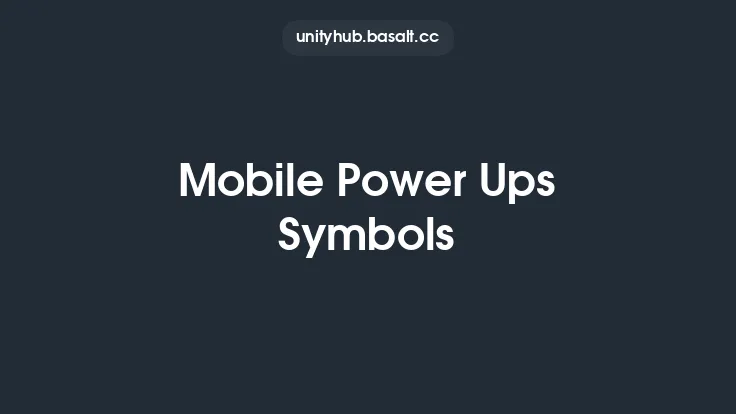 Mobile Power Ups Symbols Thumbnail