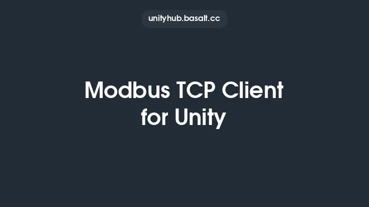 Modbus TCP Client for Unity Thumbnail