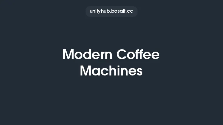 Modern Coffee Machines Thumbnail