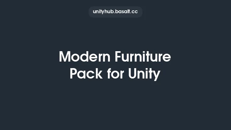 Modern Furniture Pack for Unity Thumbnail
