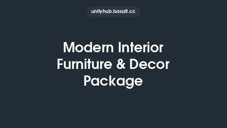 Modern Interior Furniture & Decor Package Thumbnail