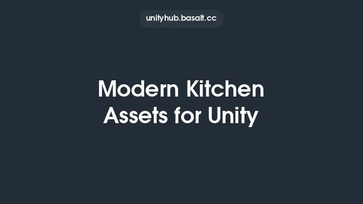Modern Kitchen Assets for Unity Thumbnail