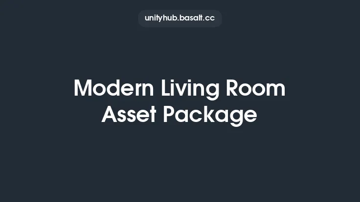Modern Living Room Asset Package Thumbnail