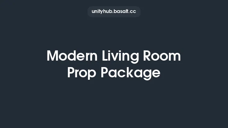 Modern Living Room Prop Package Thumbnail