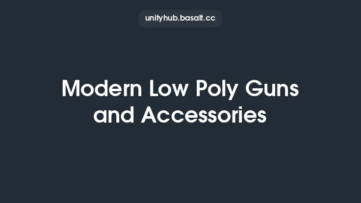 Modern Low Poly Guns and Accessories Thumbnail