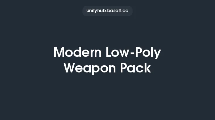Modern Low-Poly Weapon Pack Thumbnail