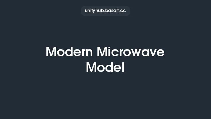 Modern Microwave Model Thumbnail