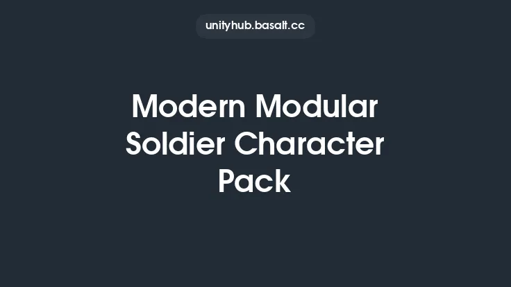 Modern Modular Soldier Character Pack Thumbnail