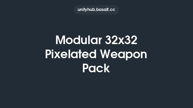 Modular 32x32 Pixelated Weapon Pack Thumbnail