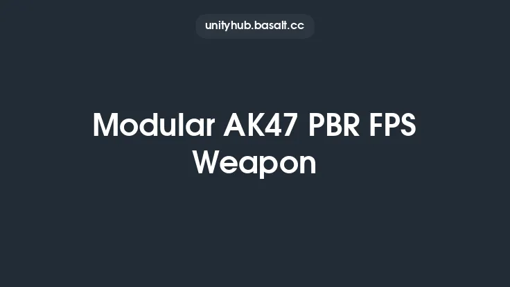 Modular AK47 PBR FPS Weapon Thumbnail