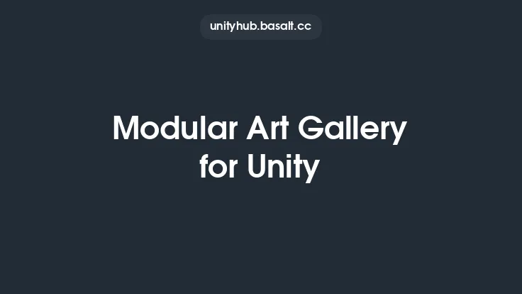 Modular Art Gallery for Unity Thumbnail