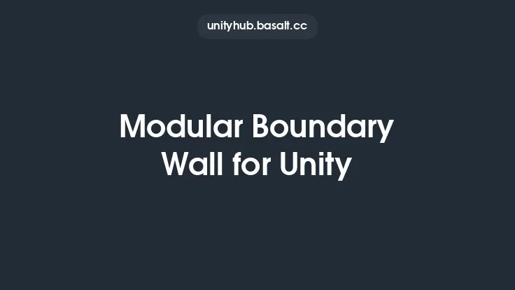 Modular Boundary Wall for Unity Thumbnail
