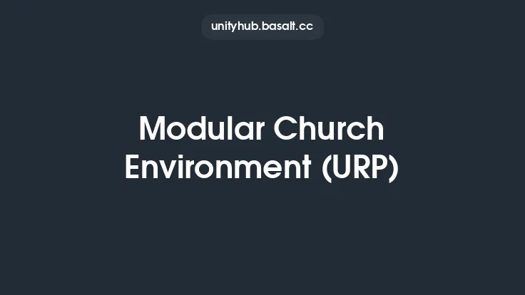 Modular Church Environment (URP) Thumbnail