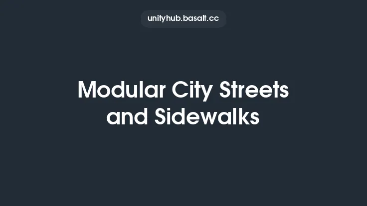 Modular City Streets and Sidewalks Thumbnail