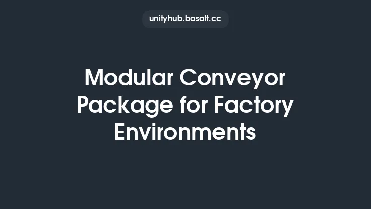 Modular Conveyor Package for Factory Environments Thumbnail