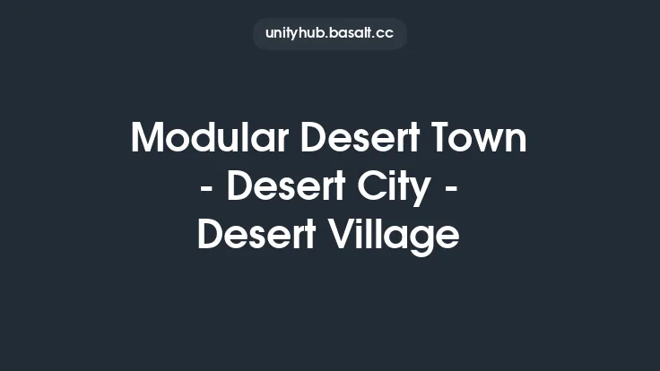 Modular Desert Town - Desert City - Desert Village Thumbnail