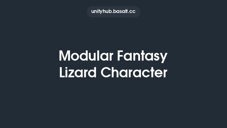 Modular Fantasy Lizard Character Thumbnail