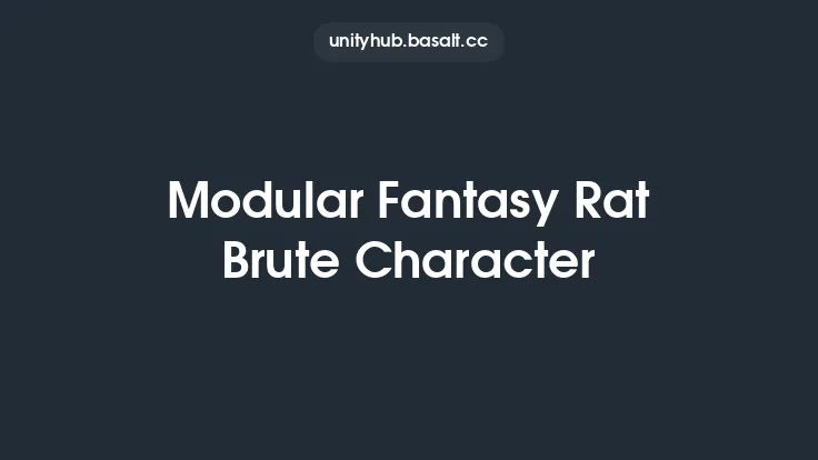 Modular Fantasy Rat Brute Character Thumbnail