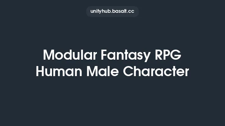 Modular Fantasy RPG Human Male Character Thumbnail
