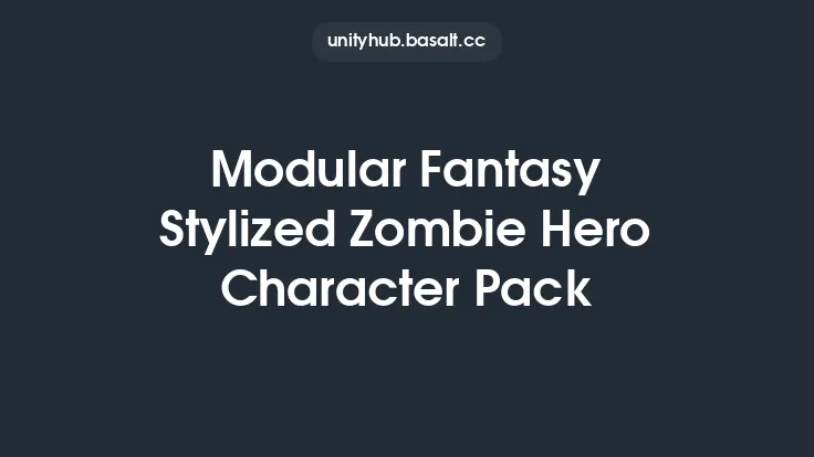 Modular Fantasy Stylized Zombie Hero Character Pack Thumbnail