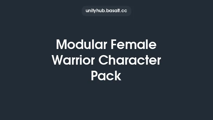 Modular Female Warrior Character Pack Thumbnail