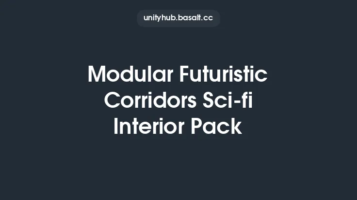 Modular Futuristic Corridors Sci-fi Interior Pack Thumbnail