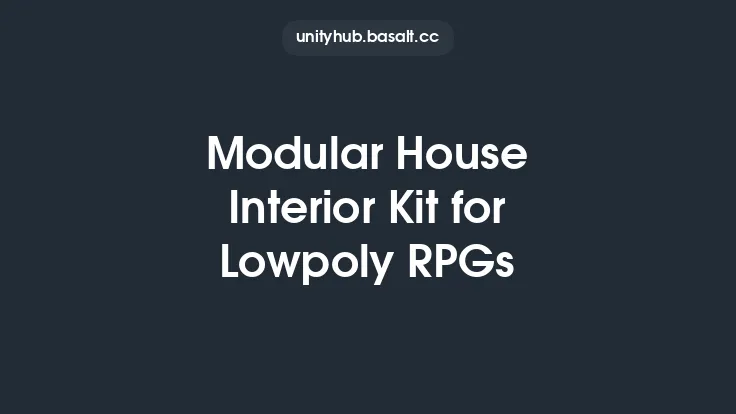 Modular House Interior Kit for Lowpoly RPGs Thumbnail