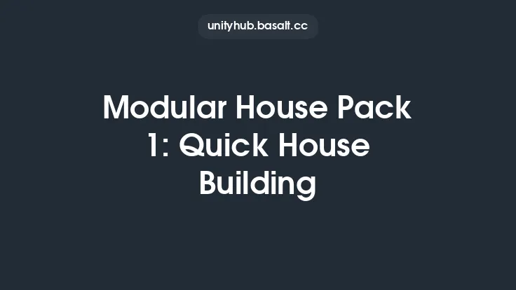 Modular House Pack 1: Quick House Building Thumbnail