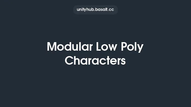 Modular Low Poly Characters Thumbnail