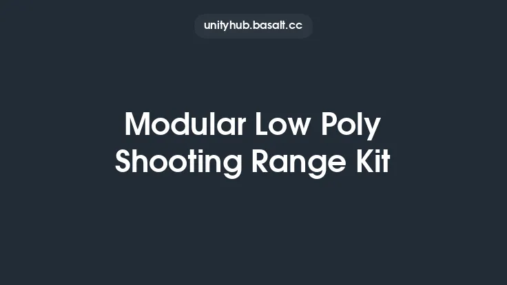Modular Low Poly Shooting Range Kit Thumbnail