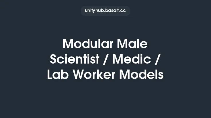 Modular Male Scientist / Medic / Lab Worker Models Thumbnail