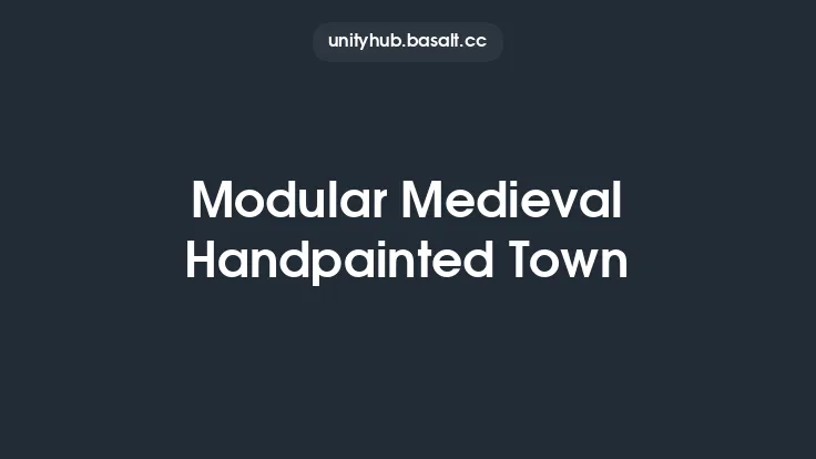 Modular Medieval Handpainted Town Thumbnail