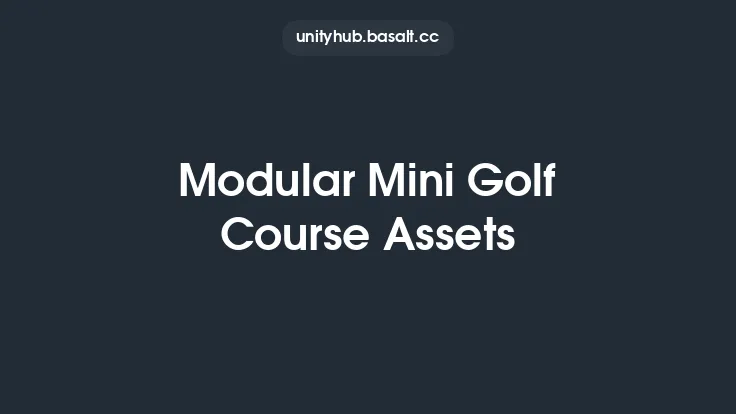 Modular Mini Golf Course Assets Thumbnail