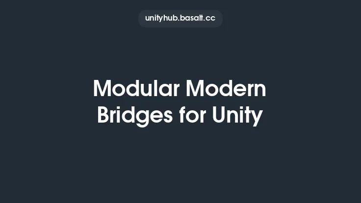 Modular Modern Bridges for Unity Thumbnail
