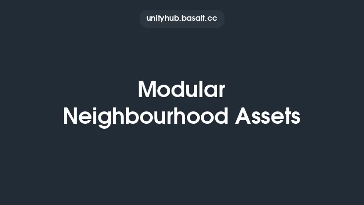 Modular Neighbourhood Assets Thumbnail