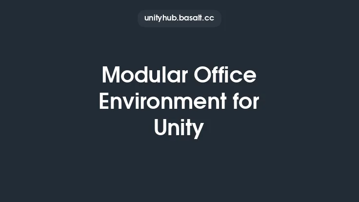 Modular Office Environment for Unity Thumbnail