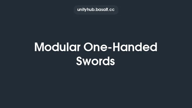 Modular One-Handed Swords Thumbnail