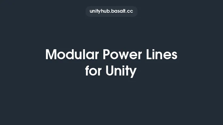 Modular Power Lines for Unity Thumbnail
