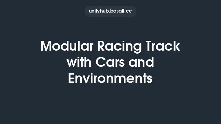 Modular Racing Track with Cars and Environments Thumbnail