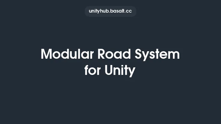 Modular Road System for Unity Thumbnail