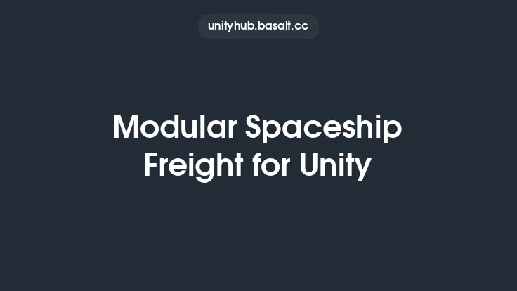 Modular Spaceship Freight for Unity Thumbnail