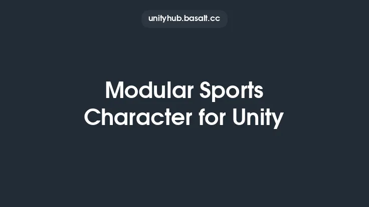 Modular Sports Character for Unity Thumbnail