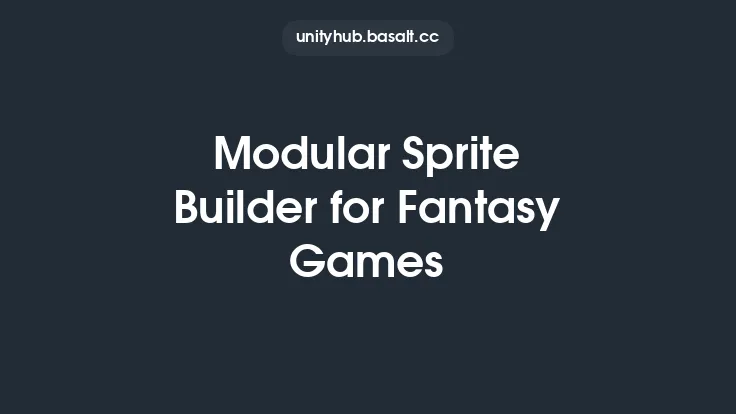 Modular Sprite Builder for Fantasy Games Thumbnail