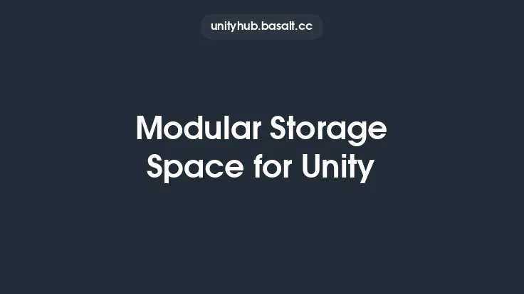Modular Storage Space for Unity Thumbnail