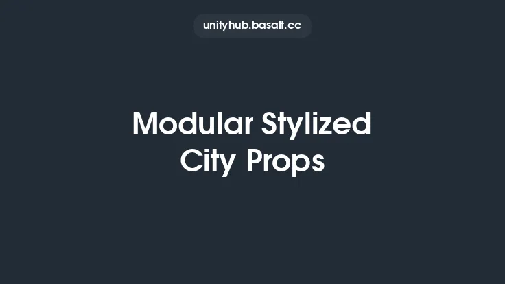 Modular Stylized City Props Thumbnail
